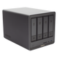 NAS UGREEN NASync DXP4800 Plus / Procesador Intel Pentium Gold 8505 5 Núcleos / 4 Bahías SATA + 2 M.2 NVMe PCIe 4.0 / 8GB DDR5 Expandible a 64GB / 10GbE + 2.5GbE / USB 3.2 Gen 2 Tipo C / HDMI 4K / Sistema Almacenamiento Conectado Red