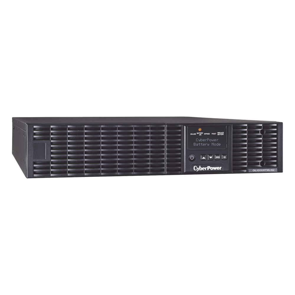 UPS de 1000 VA/900 W, Online Doble Conversión, Entrada 120 Vca NEMA 5-15P, Onda Senoidal Pura, Rack o Torre de 2 UR, Con 8 Tomas NEMA 5-15R
