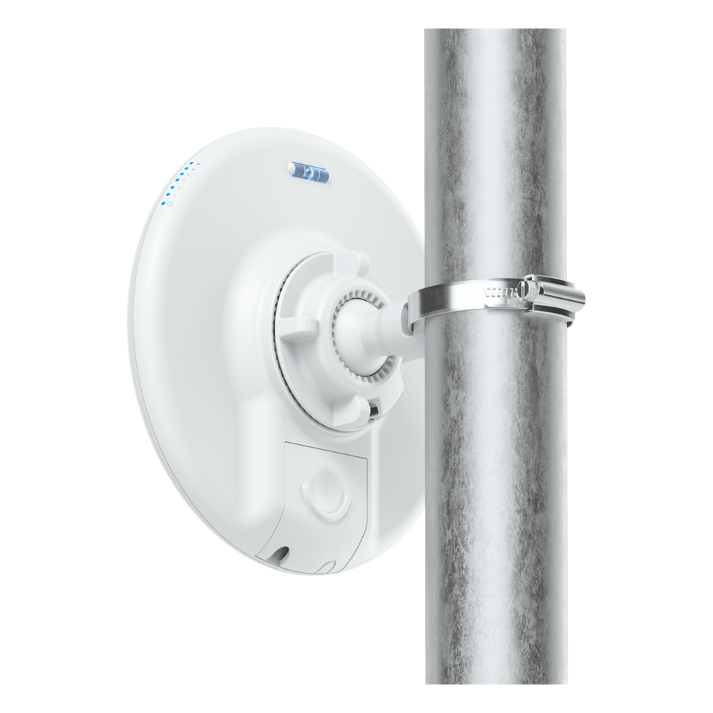 UniFi Device Bridge Pro — Radio PTP/PTMP 5 GHz, Alcance 5+ km, 867 Mbps, MU-MIMO 2x2, Antena Direccional 19 dBi, Incluye Inyector PoE