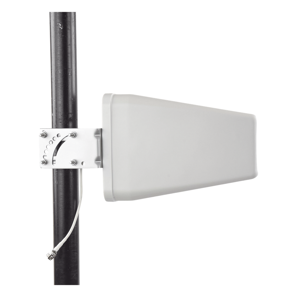 Antena Direccional de Banda Ancha de Alto Desempeño, 698-960 MHz / 1695-2700 MHz, conector N hembra. 50 Ohm de impedancia.