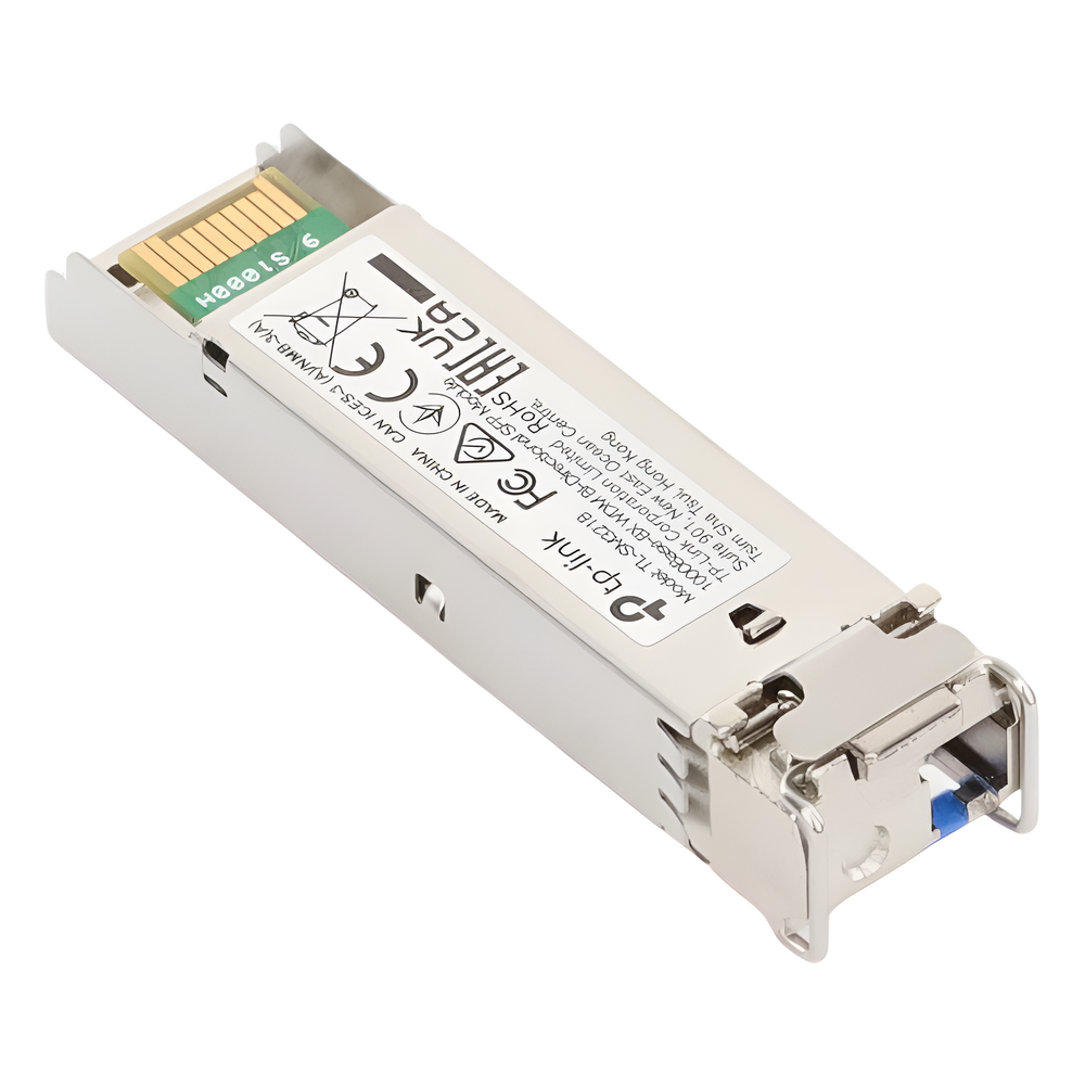 Transceptor mini-GBIC / SFP WDM Bi-Direccional / Monomodo 1GBase / Distancia 10 KM / Conector LC / (Necesita el modelo TL-SM321A para enlazar)