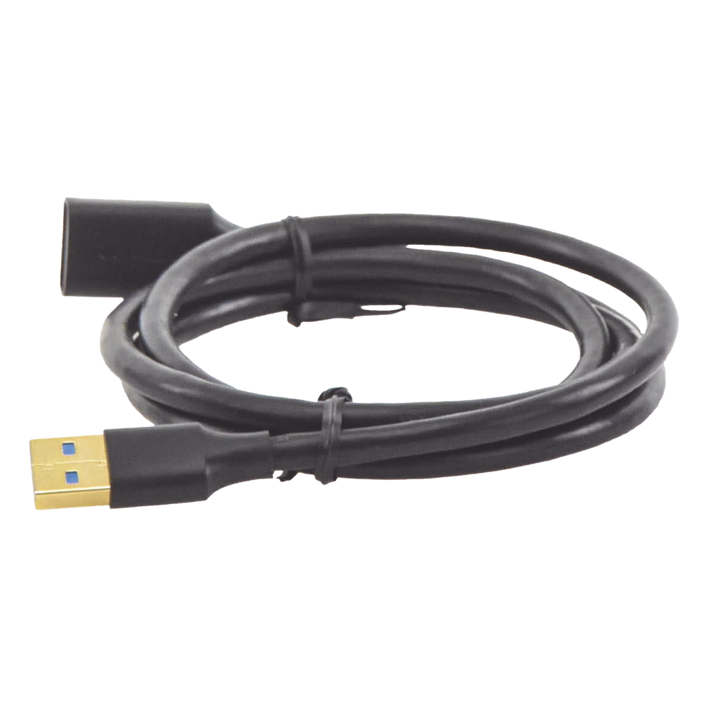 Cable Extensor USB 3.0 / 1 Metro / Macho-Hembra / 5 Gbps / Ultra Durabilidad / Núcleo de cobre estañado 28/22 AWG / Blindaje interior múltiple / Ideal para teclado, mouse , etc.