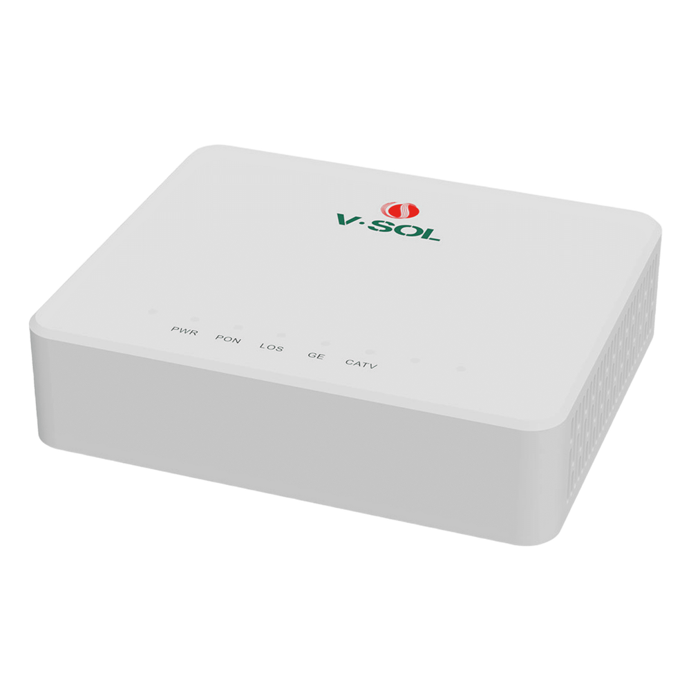 ONU Bridge Dual GPON/EPON con 1 Puerto SC/APC + 1 puerto LAN Gigabit + 1 puerto CATV