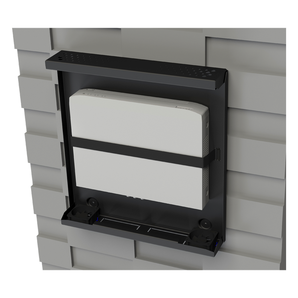 Gabinete Metálico de Seguridad para DVR/NVR, Ancho 396 mm x 78 mm de Alto x