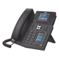 Teléfono IP Empresarial con Estándares Europeos, 12 lineas SIP con pantalla a color, 30 teclas DSS/BLF, puertos Gigabit, IPv6, Opus , PoE/DC