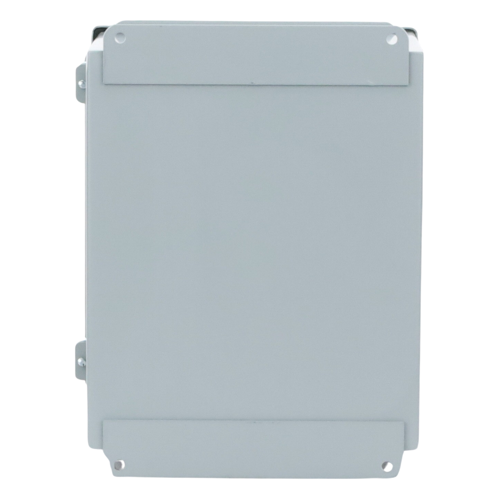 Gabinete de Bisagra Continua NEMA 12; IP66 de Uso en Intemperie, 305 x 254 x 203 mm, De Acero, Color Gris