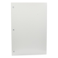 Gabinete de Acero IP66 Uso en Intemperie (800 x 1200 x 400 mm) con Placa Trasera Interior Metálica y Compuerta Inferior Atornillable (Incluye Chapa y Llave).