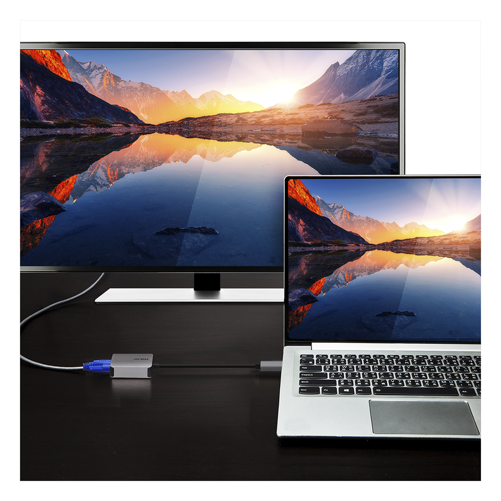 Adaptador USB-C a VGA