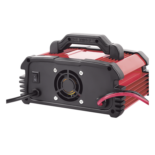 Cargador de Baterías / 12 o 24 Vcc / hasta 250 Ah / 25 A / Display LCD
