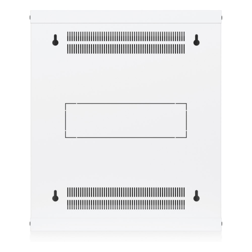 UACC Rack Cabinet 12U (550 x 450 mm) - Gabinete Cerrado para Montaje en Pared con Puerta de Vidrio Templado, Totalmente Ensamblado con Ventiladores Integrados y Paneles Removibles