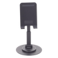 Soporte para Teléfono Celular Giratorio | 360° de Rotación | Angulo Ajustable | Altura Ajustable 17-20cm  | Antideslizante | Ejes Giratorios de Alta Precisión| Plegable | Aluminio | Color Gris