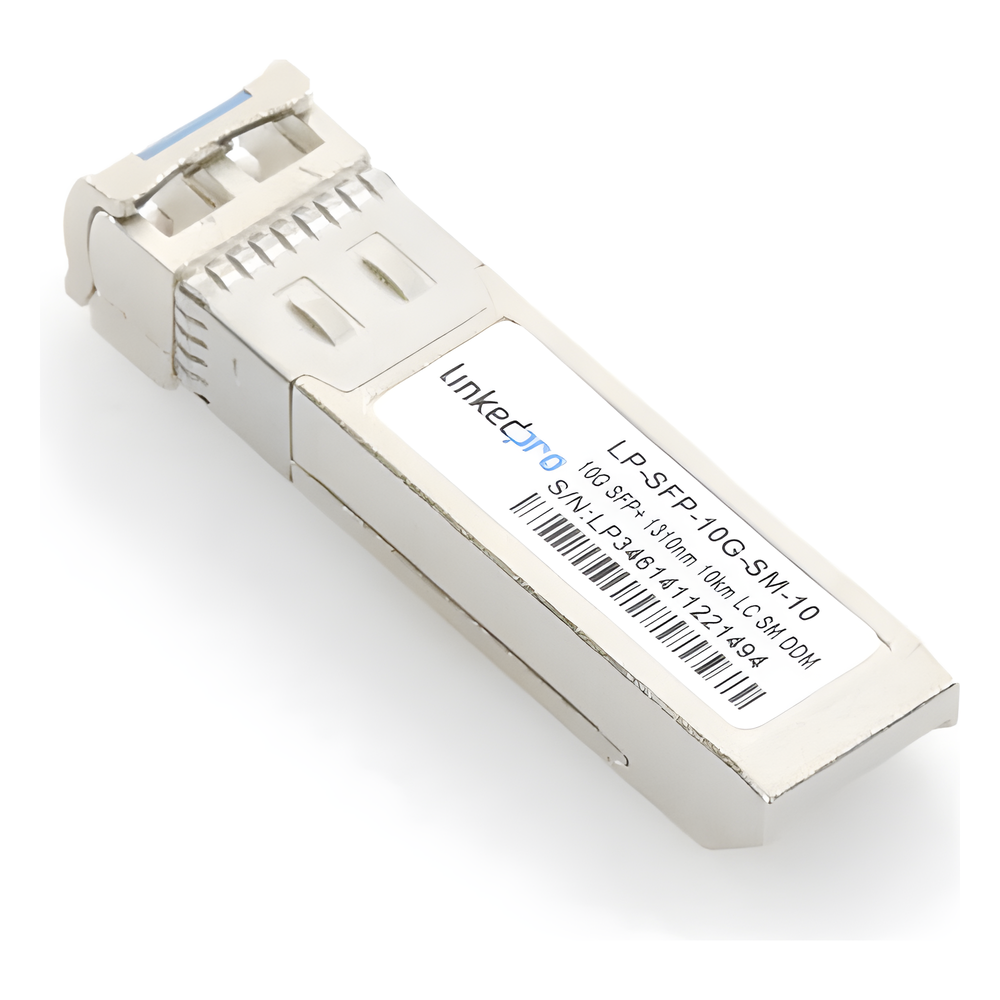 Transceptor Óptico SFP+ (Mini-Gbic) / Monomodo 1310 nm / 10 Gbps / 10GBASE-LR / Conectores LC/UPC Dúplex / DDM / Hasta 10 km