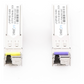 Transceptores Ópticos Bidireccionales SFP (Mini-Gbic) / Monomodo 1490 & 1550 nm / 1.25 Gbps / 1000BASE-BX / Conector LC/UPC Simplex / DDM / Hasta 80 km / 2 Piezas