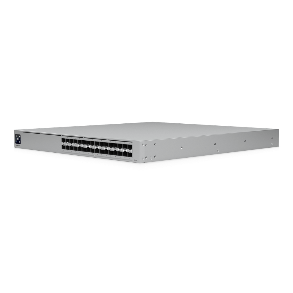 Switch Pro XG Aggregation de 25G con 32 puertos SFP28, Capacidad de Switching de 1.6 Tbps, Funciones Layer 3, Respaldo de Energía USP RPS y Etherlighting™.