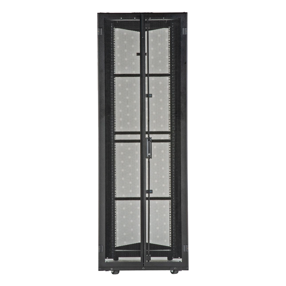 Gabinete FlexFusion para Centros de Datos, 42 UR, 800 mm de Ancho, 1070 mm de Profundidad, Fabricado en Acero, Color Negro