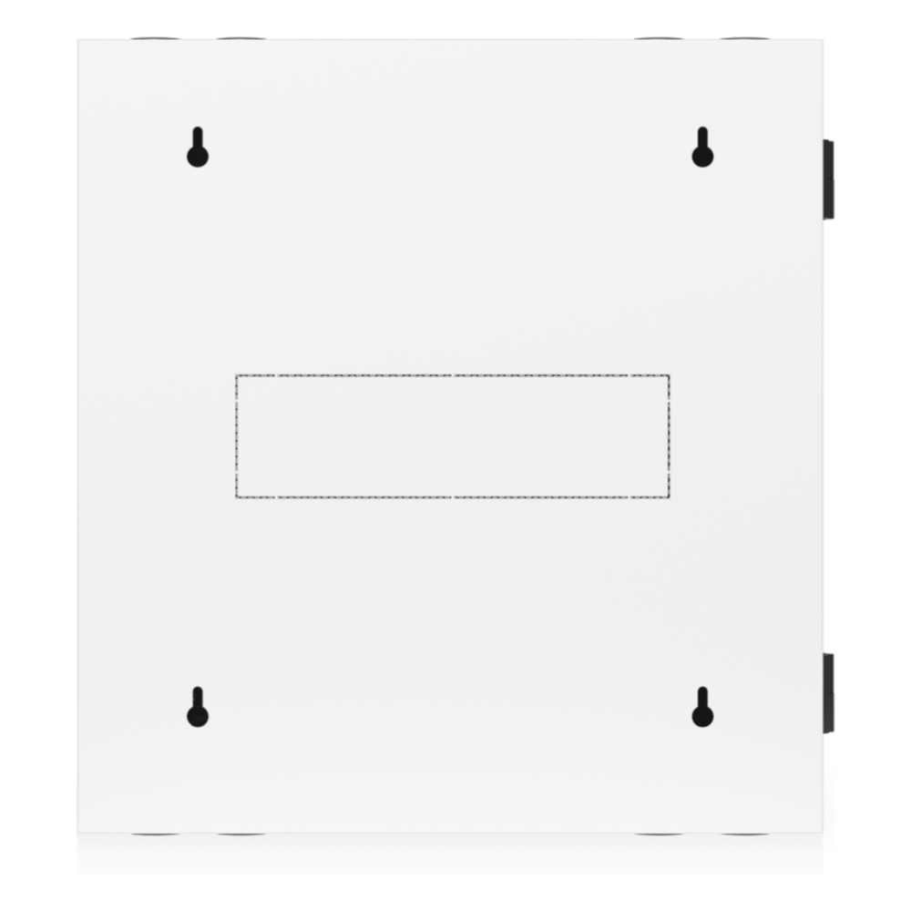 UACC Rack Cabinet 12U (600 x 703 mm) - Gabinete Cerrado para Montaje en Pared con Puerta Frontal Perforada, Puerta Trasera Abatible (Swing-Out) y Paneles Laterales Removibles con Llave