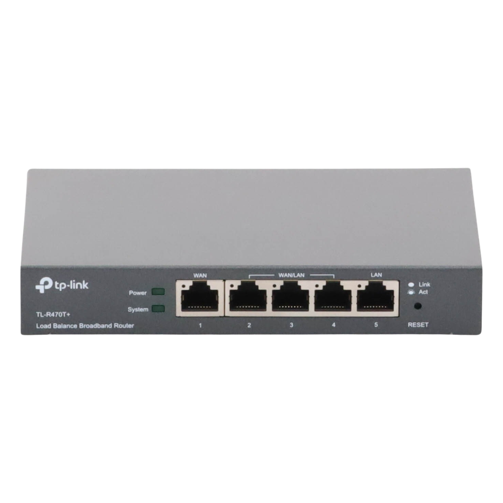Router Balanceador de Carga Multi-Wan, 1 puerto LAN 10/100 Mbps, 1 puerto WAN 10/100 Mbps, 3 puertos Auto configurables LAN/WAN, Sesiones Concurrentes 10,000 para Pequeña Oficina