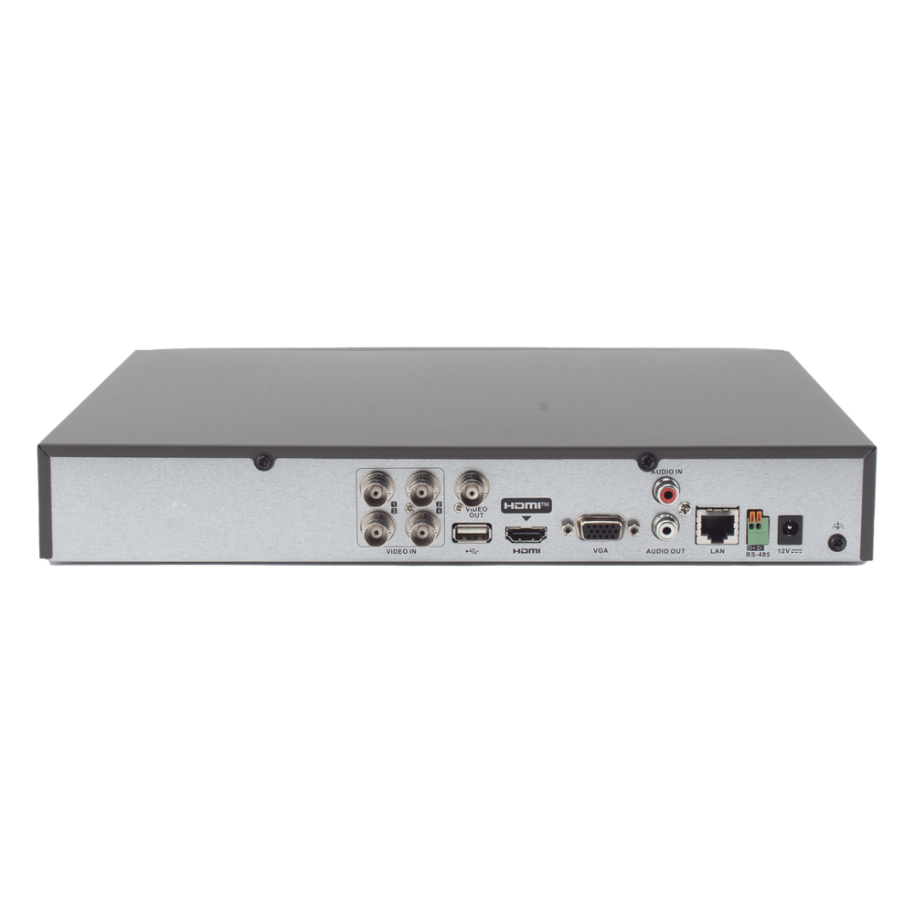 [Dual Light] Kit TurboHD 3K (5 Megapixel) / DVR 4 Canales / 4 Cámaras Bala para Exterior y Metal / Micrófono Integrado / Accesorios de Interconexión / Fuente de Poder