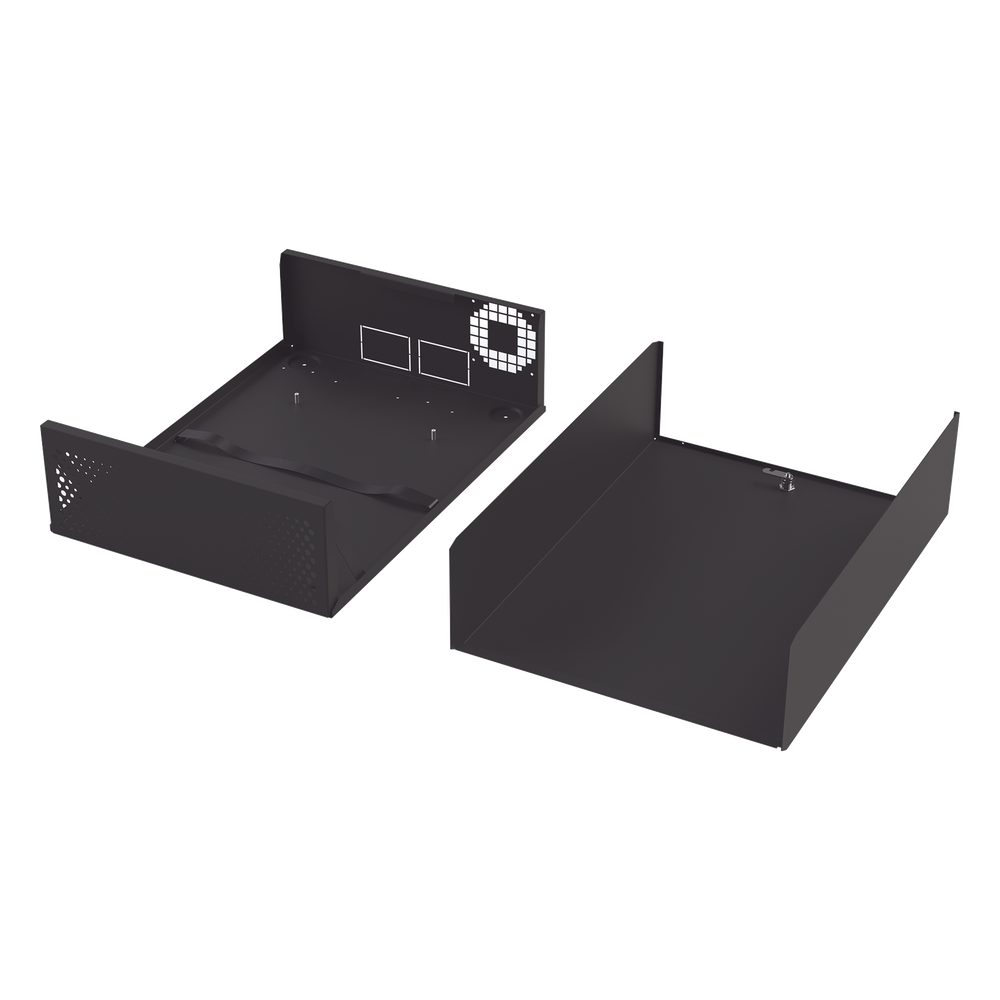 Gabinete Metálico para DVR/NVR con Chapa y llave.