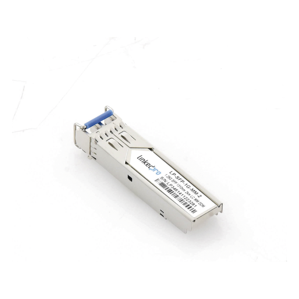 Transceptor Óptico SFP (Mini-Gbic) / Multimodo 1310 nm / 1.25 Gbps / 1000BASE-SX / Conectores LC/UPC Dúplex / DDM / Hasta 2 km