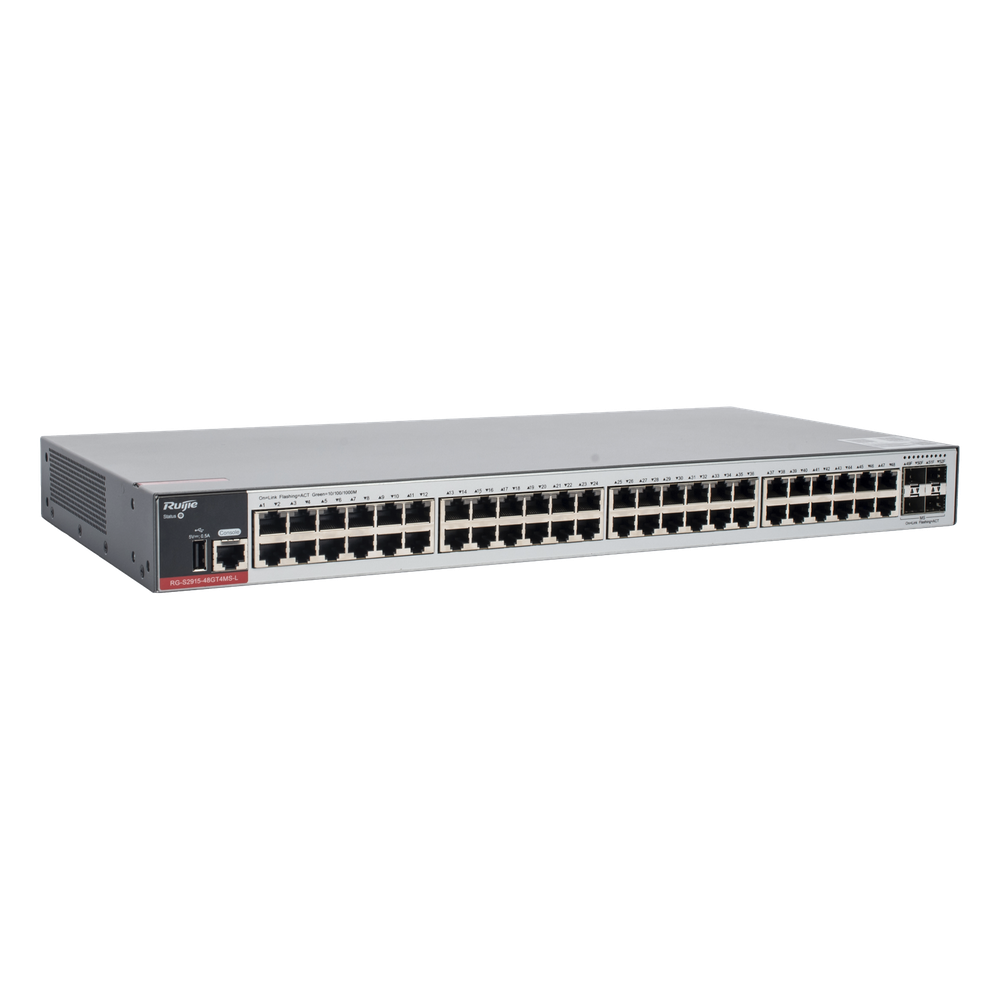Switch Empresarial, Administrable L2+, 48 Puertos Gigabit y 4 Puertos Uplink SFP 2.5G