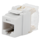 Conector Jack Estilo 110 (de Impacto), Tipo Keystone, Categoría 6, de 8 Posiciones y 8 Cables, Color Blanco