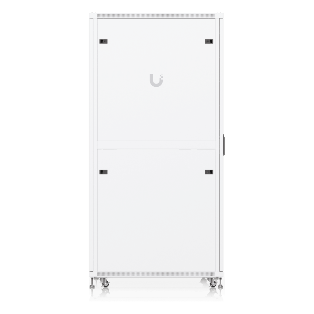 UACC Rack Cabinet 42U (600 × 1000 mm) – Gabinete de Piso Totalmente Ensamblado con Ventiladores Integrados, Paneles Removibles, Ruedas con Seguro y Puerta Frontal Perforada para Óptimo Flujo de Aire
