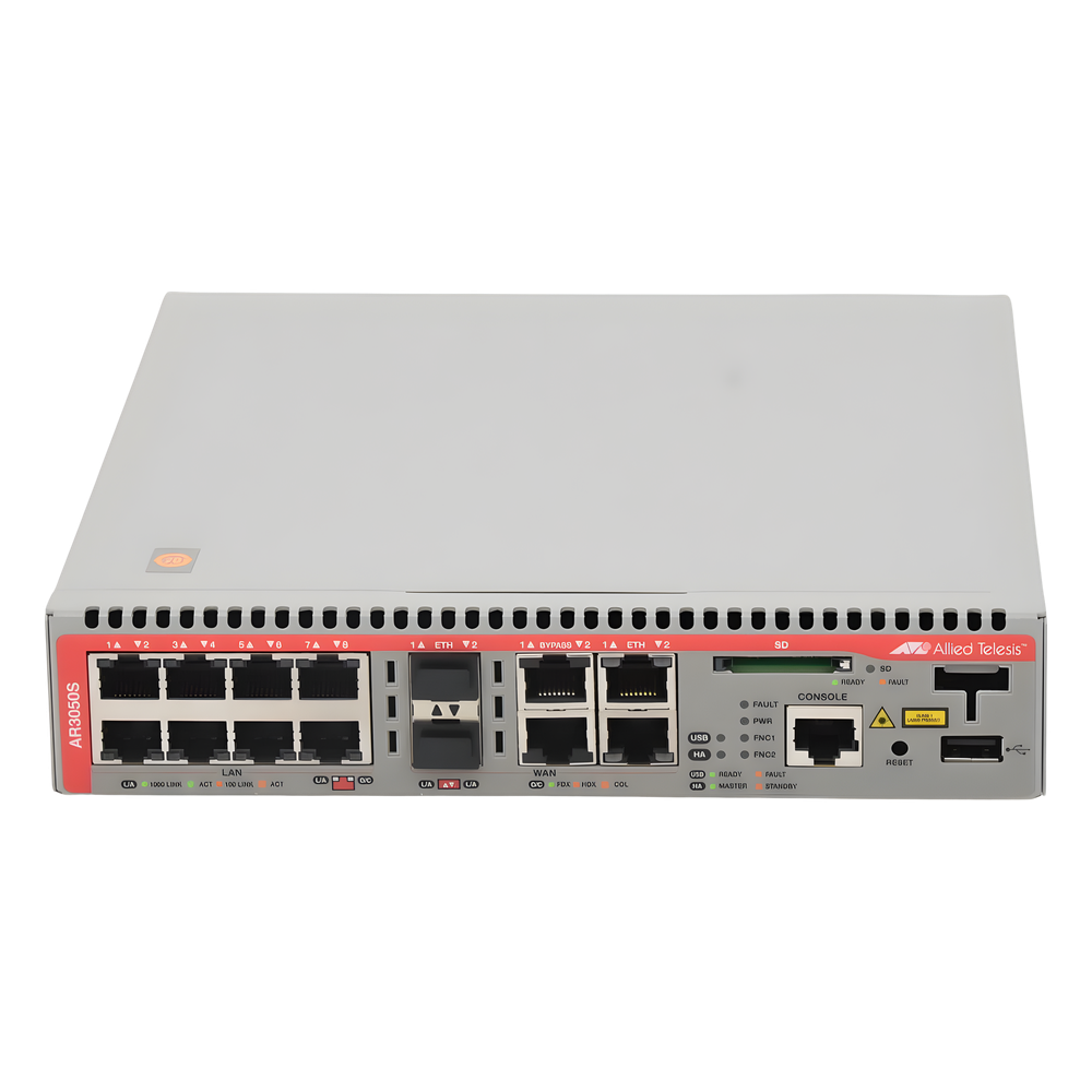 Firewall de Nueva Generación, con 2 puertos WAN Gigabit Combo + 8 puertos LAN Gigabit