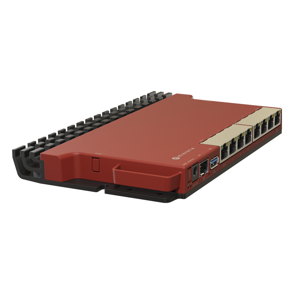 Router con CPU ARM / 8 Puertos GE / SFP 2.5G / montaje 1U
