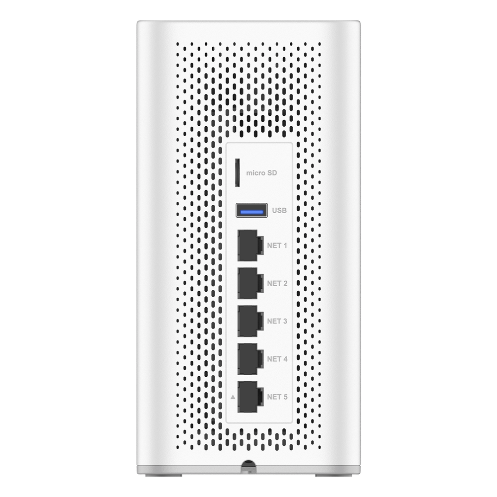 4 en 1: Firewall Nueva Generación, Router Wi-Fi, IP PBX (24 usuarios / 8 llamadas simultáneas), Switch, incluye un AP Wi-Fi 6 de doble banda