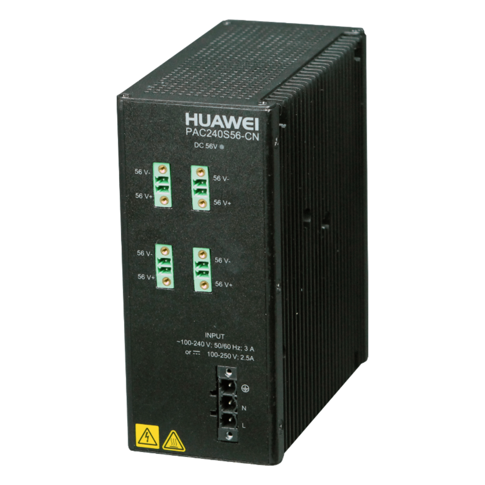 Fuente de alimentación para Riel DIN / Entrada 100-240 VCA / Salida 56 VCD / 240 W / Para Switch S210I-8P4SX