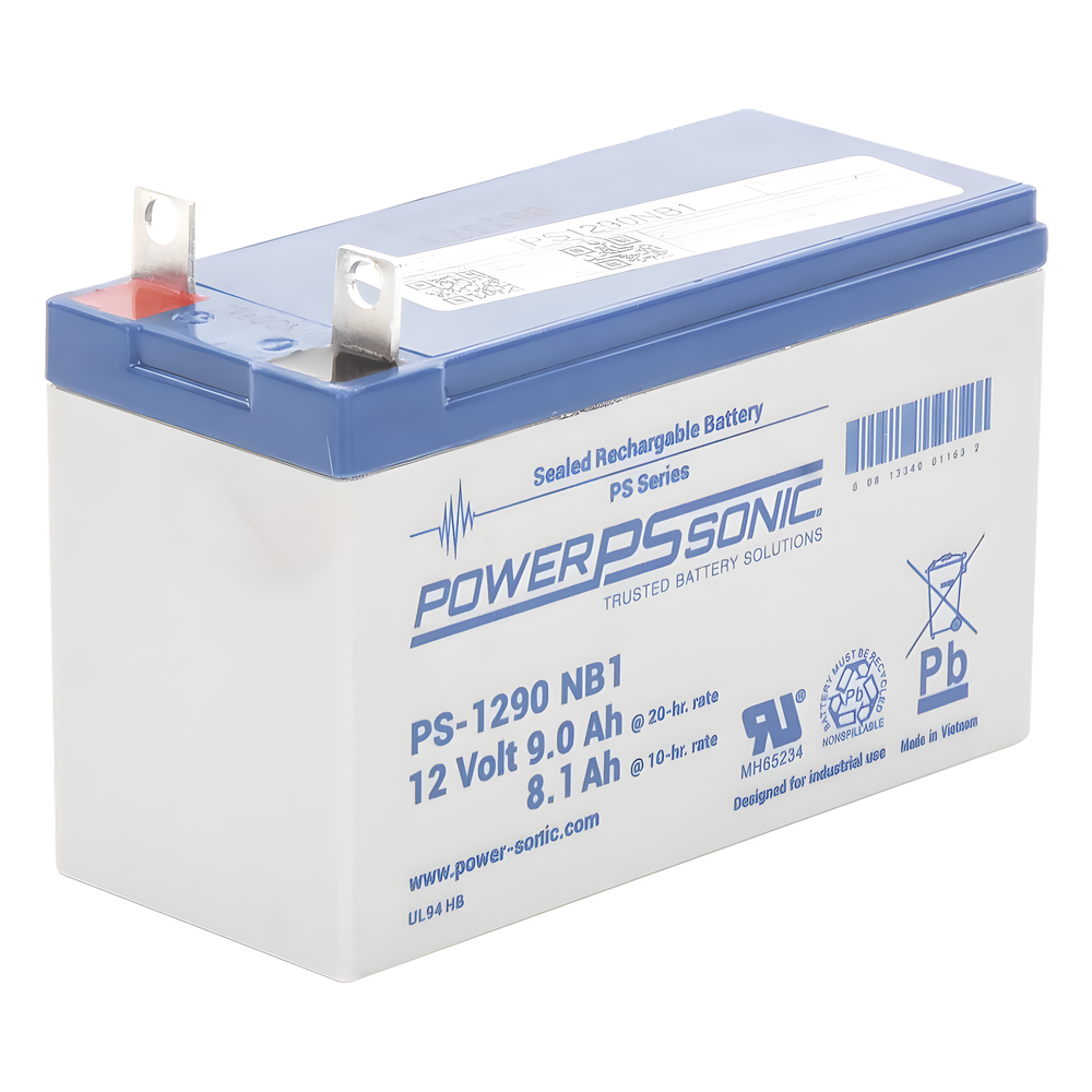 Batería 12V, 9AH, Para Respaldo, Tecnologías AGM/VRLA, 5 Años Vida Útil, Terminales NB1, Reconocida UL