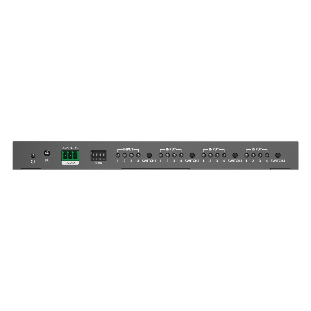 Matricial 4x4 HDMI | 4K@60Hz | Soporta HDR10 | Configuración EDID | Múltiples Modos de Conmutación