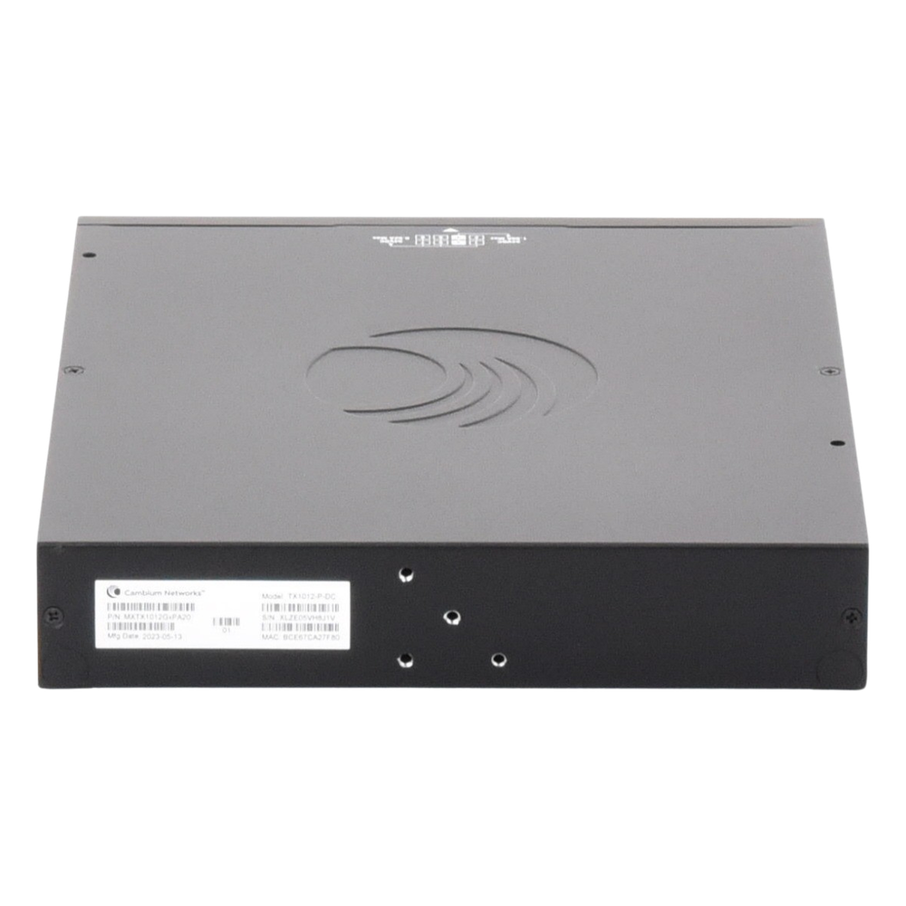 Switch cnMatrix WISP TX1012-DC-P de 8 puertos PoE y 4 SFP+, 170 W PoE Budget, Capa 2, gestión gratuita desde la nube, para corriente directa