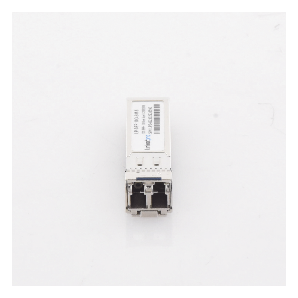 Transceptor Óptico SFP+ (Mini-Gbic) / Monomodo 1310 nm / 10 Gbps / 10GBASE / Conectores LC/UPC Dúplex / DDM / Hasta 5 km
