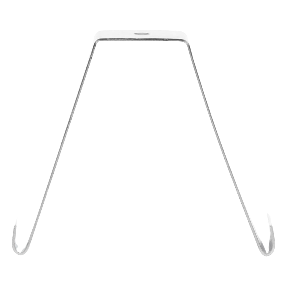 Suspensión conjunto 100 mm, para montar la charola desde el techo, con acabado Electro Zinc para varilla de 1/4, 5/16 y 3/8