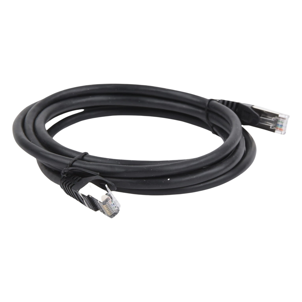 Cable de Parcheo FTP Cat6 - 2.0 Metros (6.56 Pies) - Negro
