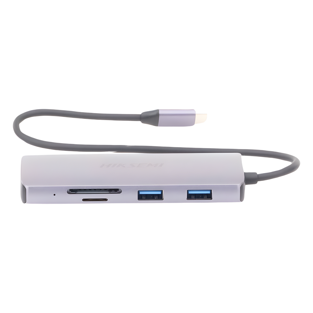 Hub USB-C 8 en 1 / HDMI 4K / 3x USB 3.0 + 1x USB 2.0 / SD + Micro SD / PD 100W / Aleación de Aluminio