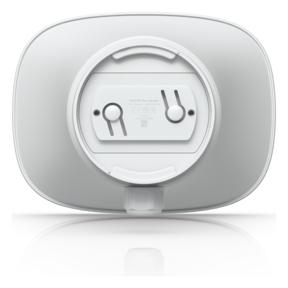 UniFi Protect AI Horn Speaker, Altavoz IP 120 dB, PoE+, Alerta AI Avanzada, Montaje Pared, Esquina y Poste, IP66