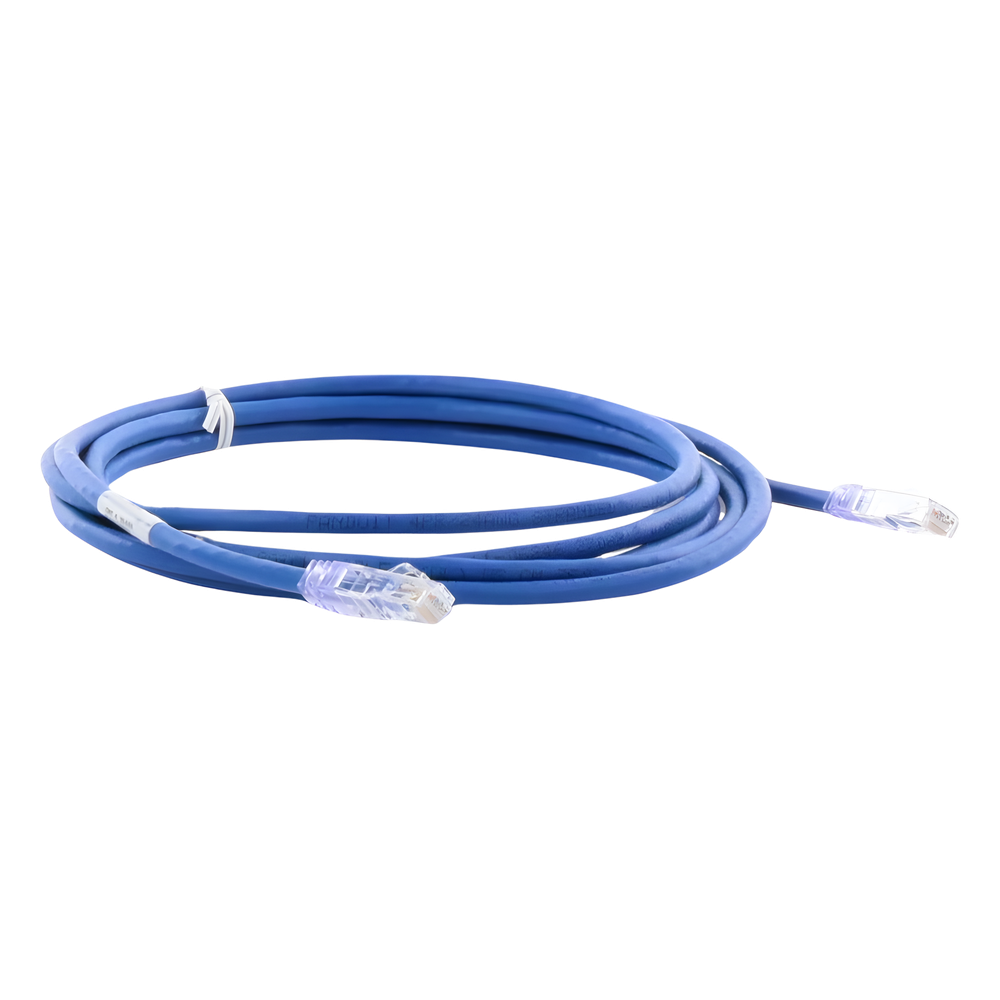 Cable de Parcheo UTP Categoría 6, con Plug Modular en Cada Extremo - 3 Metros (9.84 Pies) - Azul