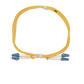 Jumper de Fibra Óptica Duplex, Monomodo, con Conectores LC/UPC-LC/UPC, 2 Metros (6.56 Pies)