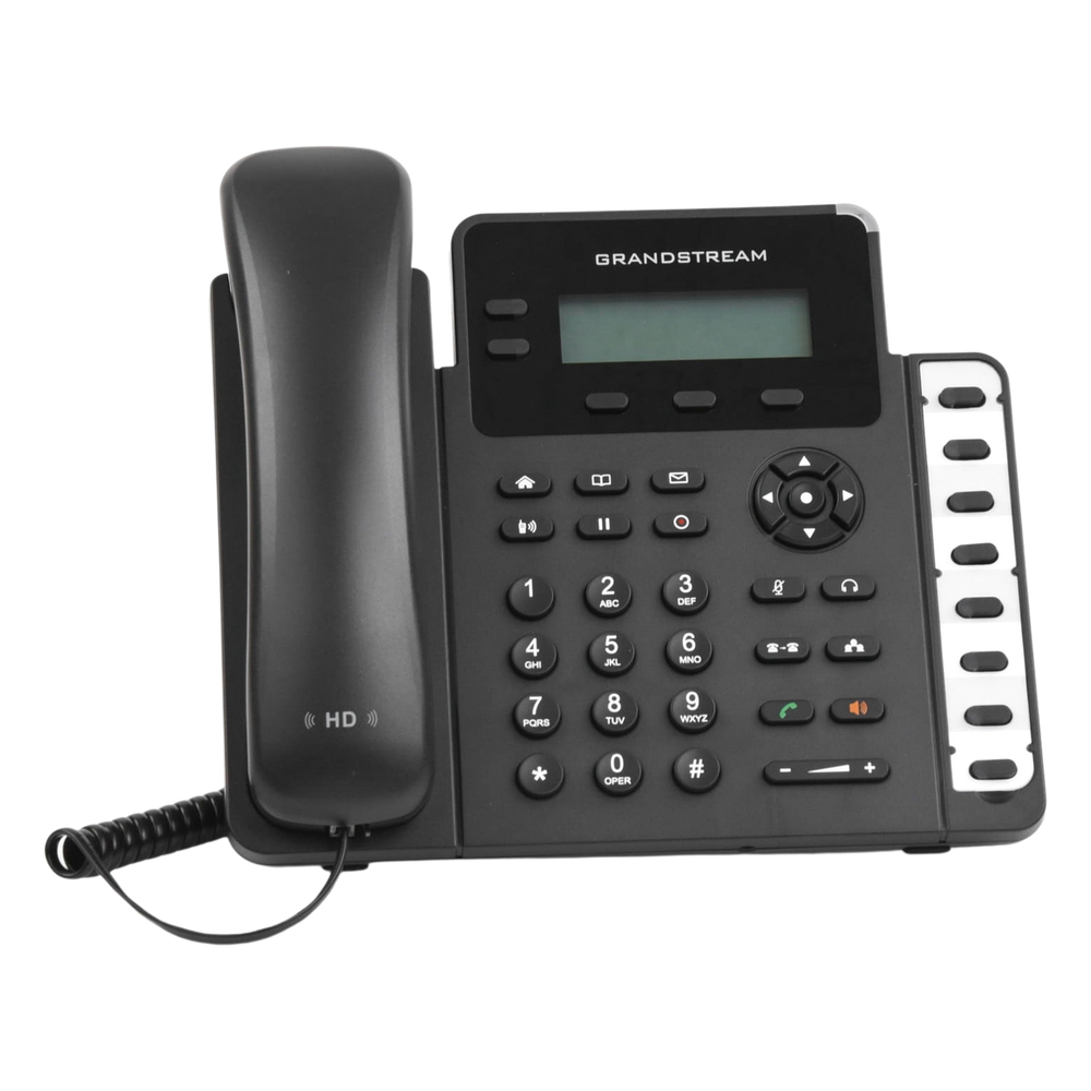 Teléfono IP SMB de 2 líneas con 3 teclas de función, 8 teclas BLF y conferencia de 3 vías, PoE