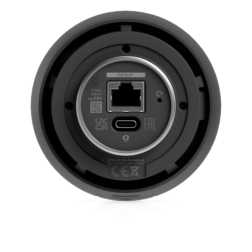 UniFi Protect G6 Pro Bullet – Cámara 4K PoE+ Todo Clima con Motor de IA Multi-TOPS, Zoom Óptico 2.36× y Sensor CMOS 1/1.2, que Ofrece un Desempeño Sobresaliente en Entornos de Baja Iluminación