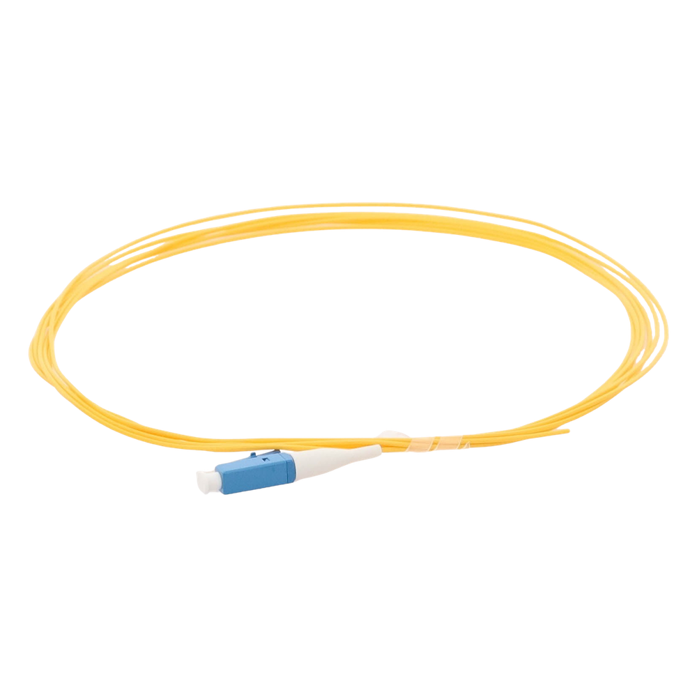 Pigtail de Fibra Óptica Monomodo LC/UPC, Simplex de 2 Metros (6.56 Pies)