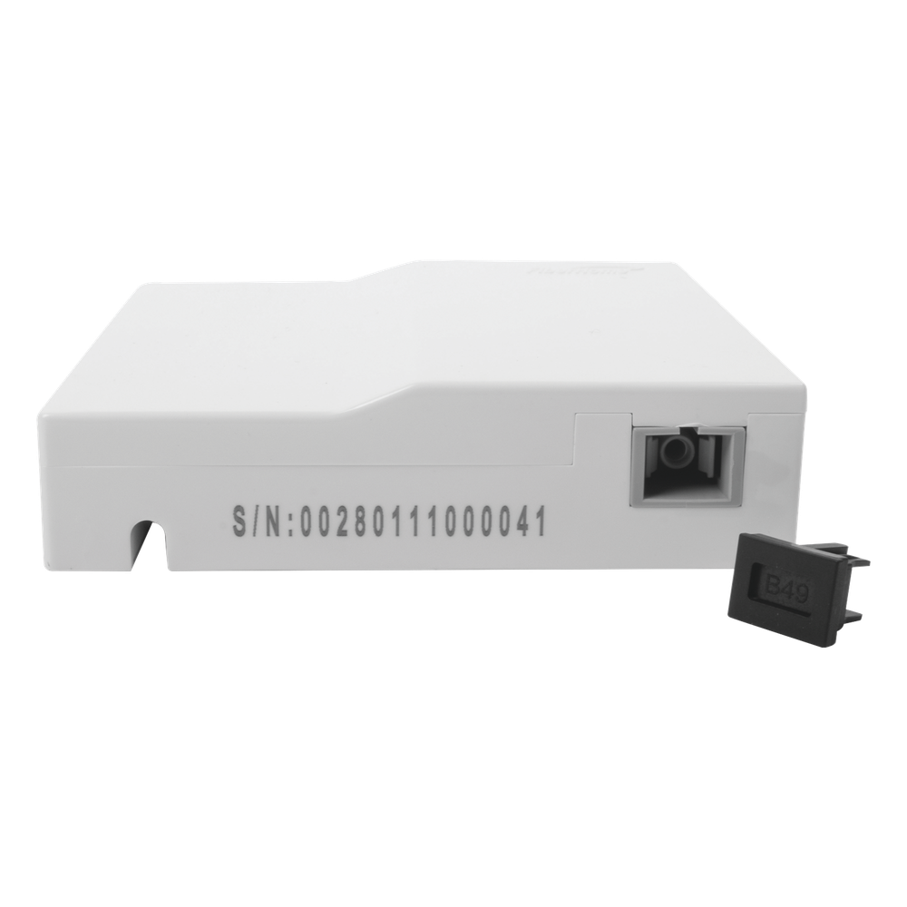 Caja Terminal de Fibra Óptica (Roseta) con un Acoplador SC/APC, Color Blanco