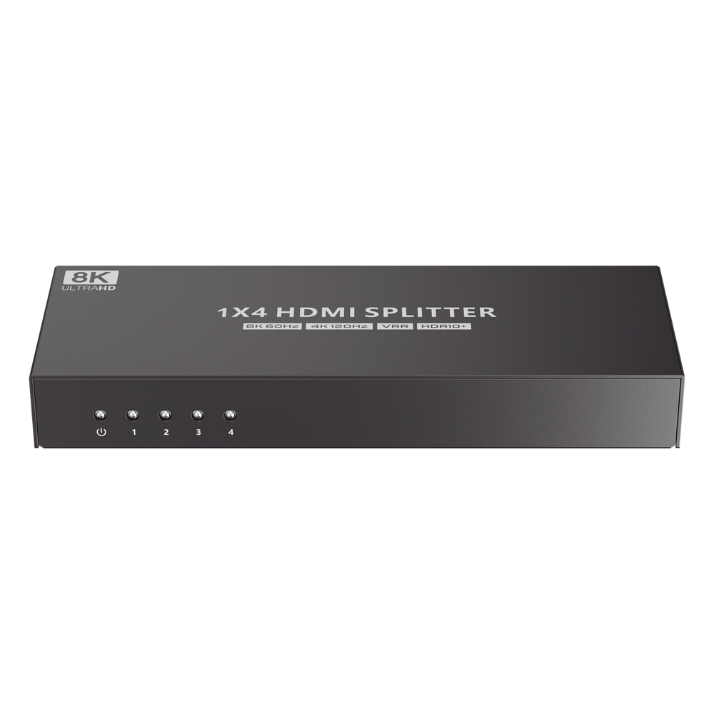 Splitter HDMI 1X4 | Velocidad de trasmisión 48 Gbps| Resolución 8K | Salida de audio| HDCP 2.3