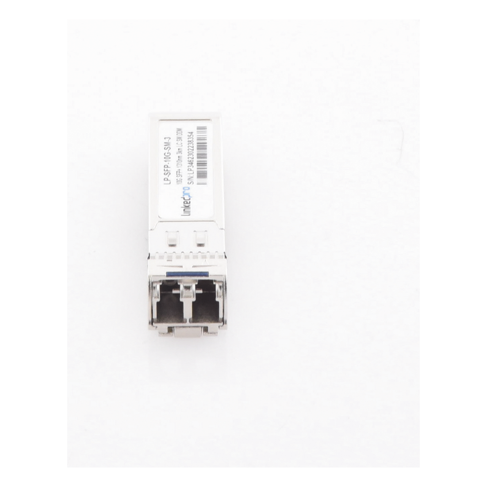 Transceptor Óptico SFP+ (Mini-Gbic) / Monomodo 1310 nm / 10 Gbps / 10GBASE / Conectores LC/UPC Dúplex / DDM / Hasta 3 km