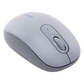 Mouse Inalámbrico 2.4G 800/1200/1600/2400 DPI | Función de 3 botones | Alcance 10m | Silencioso |  Ergonómico | Anti-caída y Anti-interferencias | Batería Alcalina AA incluida  | Color Grey.