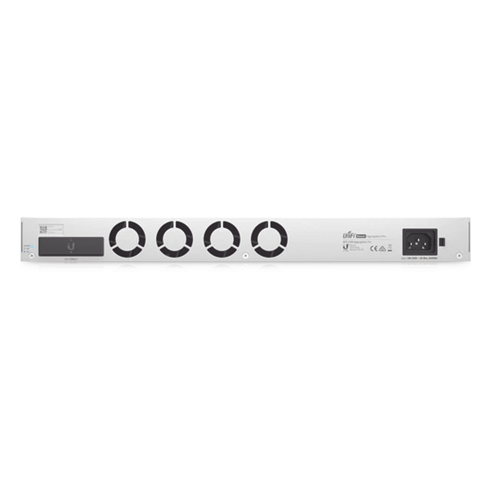UniFi Switch PRO Aggregation Capa 3 para fibra óptica con 28 puertos SFP+ (10G) y 4 puertos SFP28 (25G), pantalla informativa