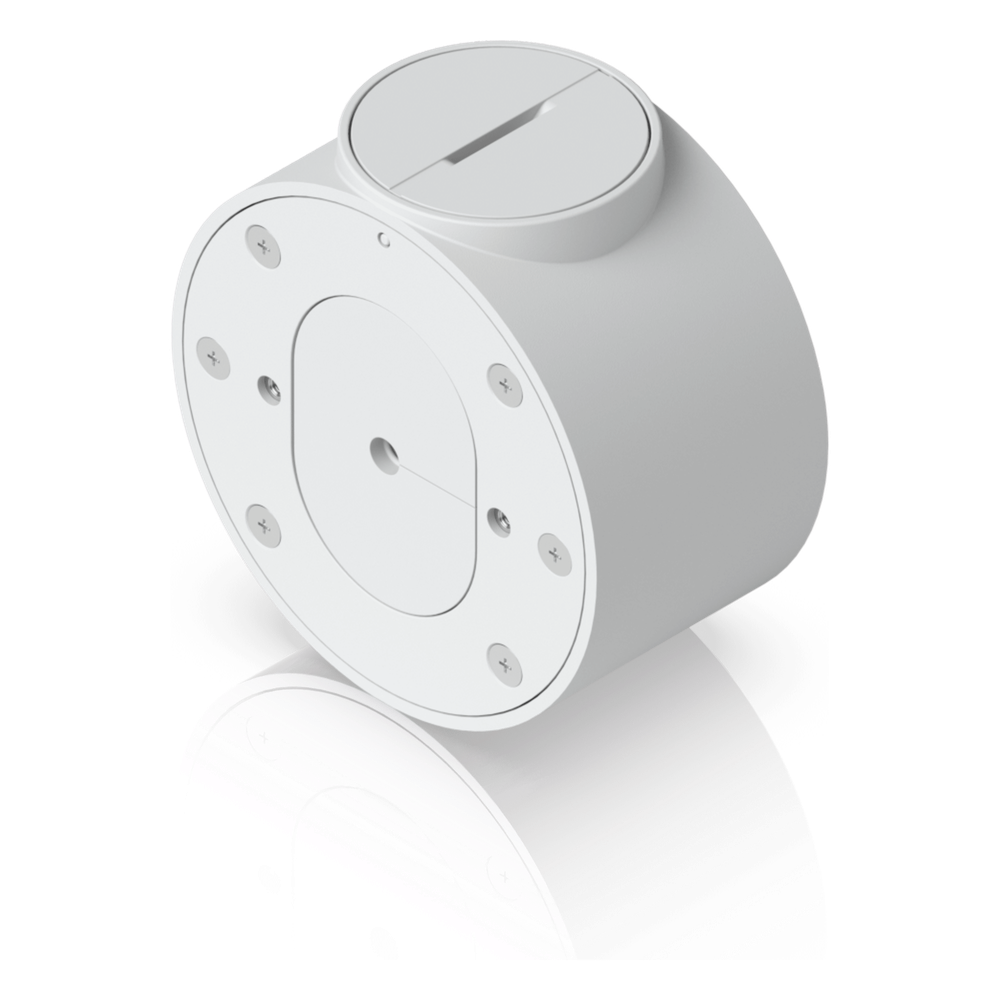 Camera Compact Junction Box – Caja de Conexiones Antimanipulación para Cámaras Compactas Dome y Turret Color Blanco